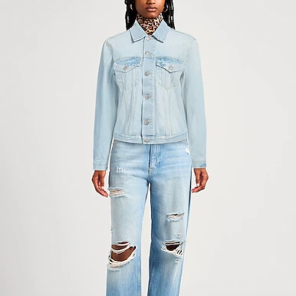 HAIKURE Light Blue Women's Denim Jacket